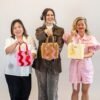 BLUSH - BROWN WAVEY - Woven Tote Bag Kit-Crafts for Girls