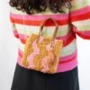 BLUSH - BROWN WAVEY - Woven Tote Bag Kit