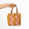 BLUSH - BROWN WAVEY - Woven Tote Bag Kit