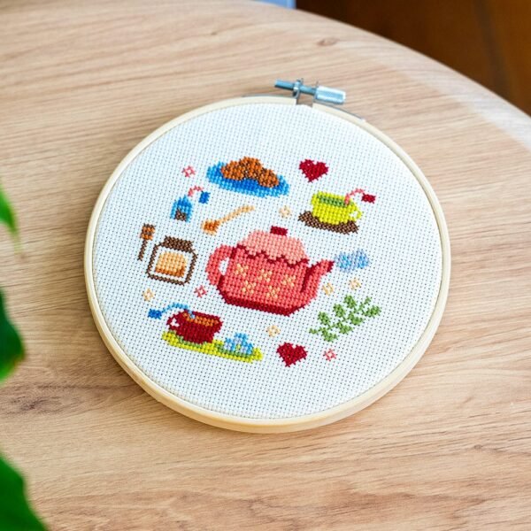 TEA TIME - Cross Stitch Kit