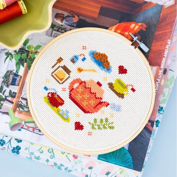TEA TIME - Cross Stitch Kit