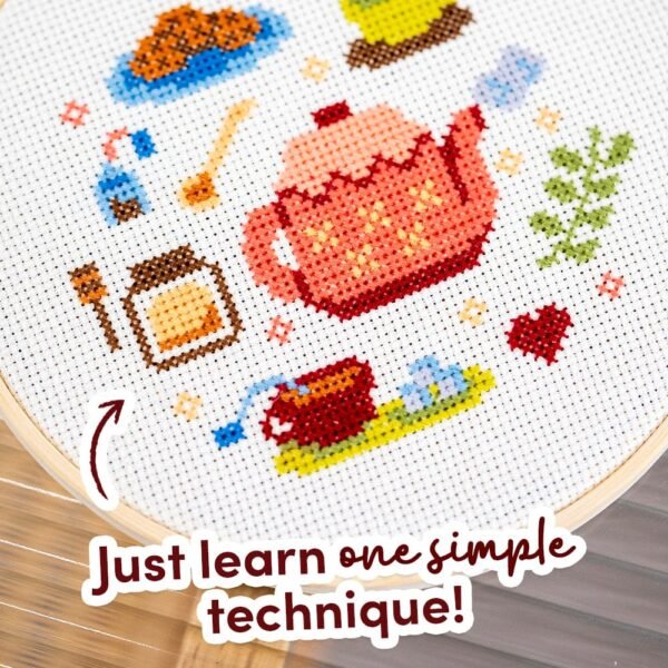 TEA TIME - Cross Stitch Kit