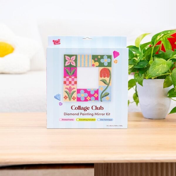 Collage Club - Diamond Painting Mirror Frame Kit