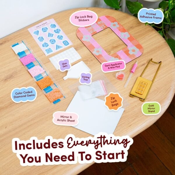 Cute As Always - Diamond Painting Mirror Frame Kit
