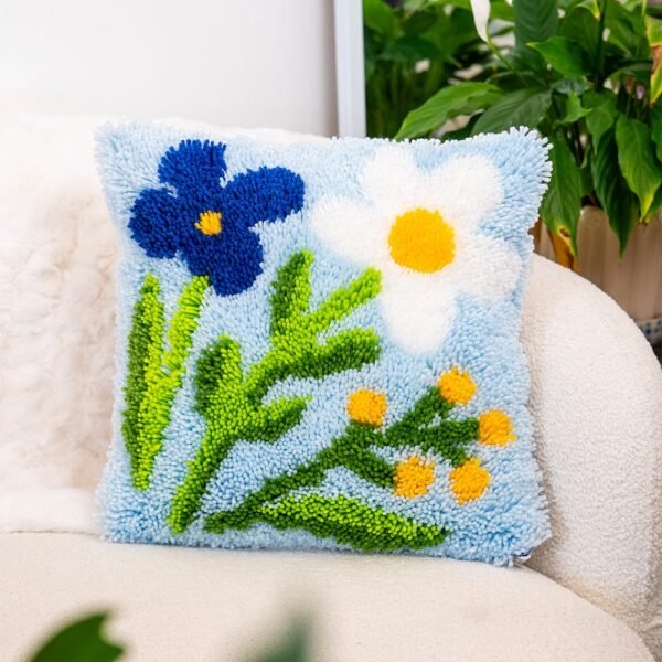 Wild Blooms Trio - Latch Hook Cushion Bundle