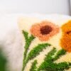Earthy Wild Blooms - Latch Hook Cushion Kit unique