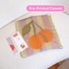 Earthy Wild Blooms - Latch Hook Cushion Kit unique