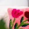 Fuchsia Wild Blooms - Latch Hook Cushion Kit-Kit for Beginners