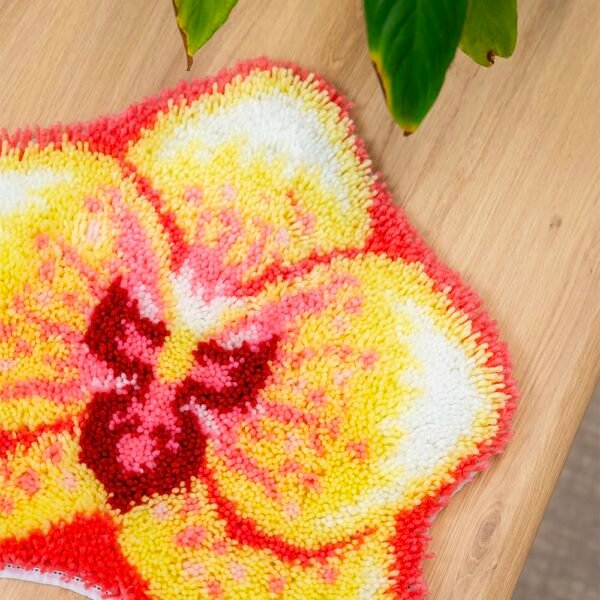 ISLAND ORCHID - Latch Hook Rug Kit-latch hook kits