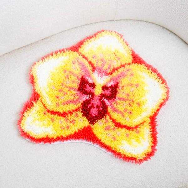 ISLAND ORCHID - Latch Hook Rug Kit-latch hook kits