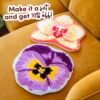 PRECIOUS PANSY - Latch Hook Rug Kit-latch hook kits