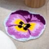 PRECIOUS PANSY - Latch Hook Rug Kit-latch hook kits