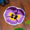 PRECIOUS PANSY - Latch Hook Rug Kit-latch hook kits