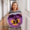 PRECIOUS PANSY - Latch Hook Rug Kit
