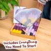 PRECIOUS PANSY - Latch Hook Rug Kit-latch hook kits