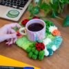 GARDEN FRIENDS - Moss Coaster Kit