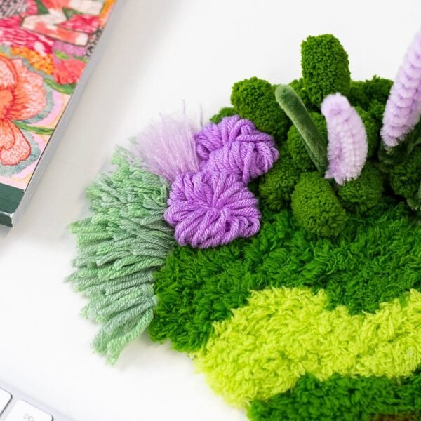 LAVENDER FIELD - Moss Coaster Kit-Crafts for Girls