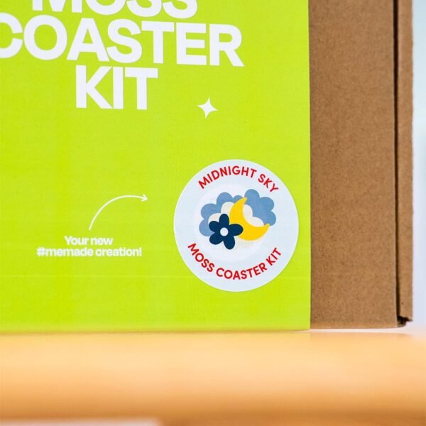 MIDNIGHT SKY - Moss Coaster Kit