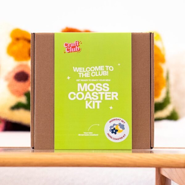 MIDNIGHT SKY - Moss Coaster Kit