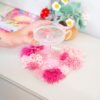Patchwork Heart - Moss Coaster Kit