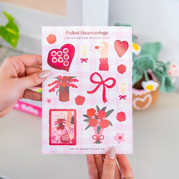 Patchwork Heart - Moss Coaster Kit