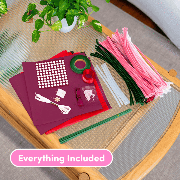 Blushing Bouquet - Pipe Cleaner Bouquet Kit