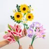 PURPLE SPLENDOUR - Pipe Cleaner Bouquet Kit