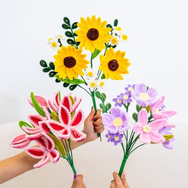 PURPLE SPLENDOUR - Pipe Cleaner Bouquet Kit
