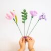PURPLE SPLENDOUR - Pipe Cleaner Bouquet Kit