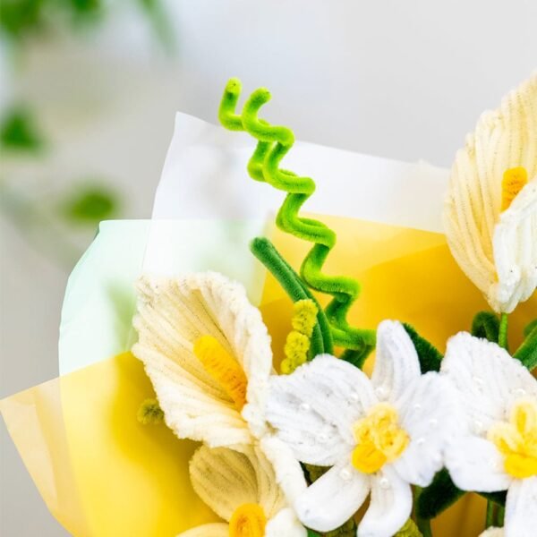 Blanc Blooms - Pipe Cleaner Bouquet Kit