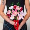 Blushing Bouquet - Pipe Cleaner Bouquet Kit-Kit for Beginners