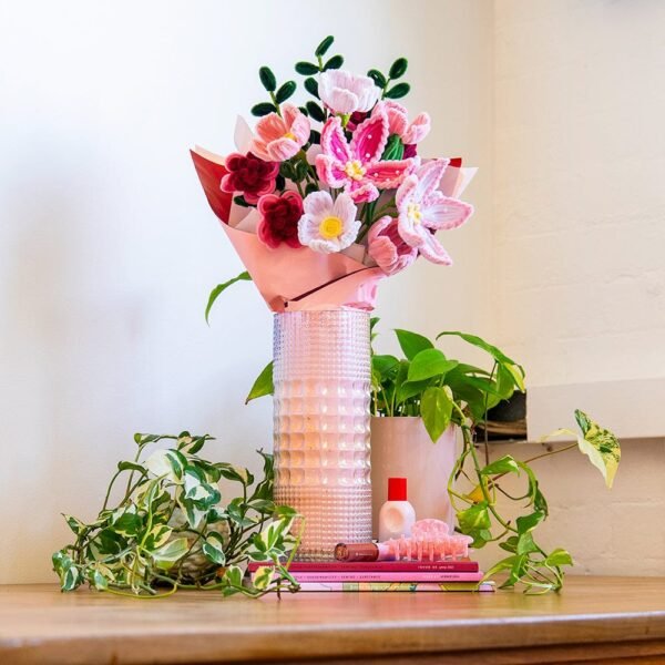 Blushing Bouquet - Pipe Cleaner Bouquet Kit-Kit for Beginners
