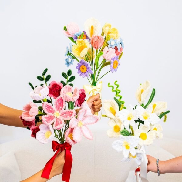 Pastel Wildflowers - Pipe Cleaner Bouquet Kit