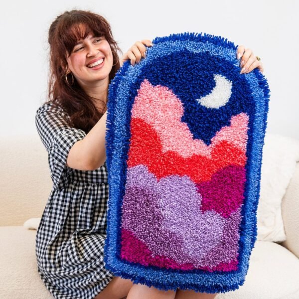 Cloudy Portal - XL Latch Hook Rug Kit