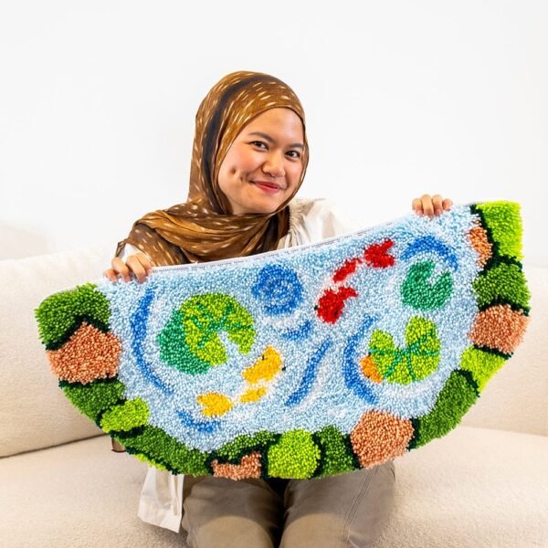 KOI POND - XL Mirror Rug Making Kit