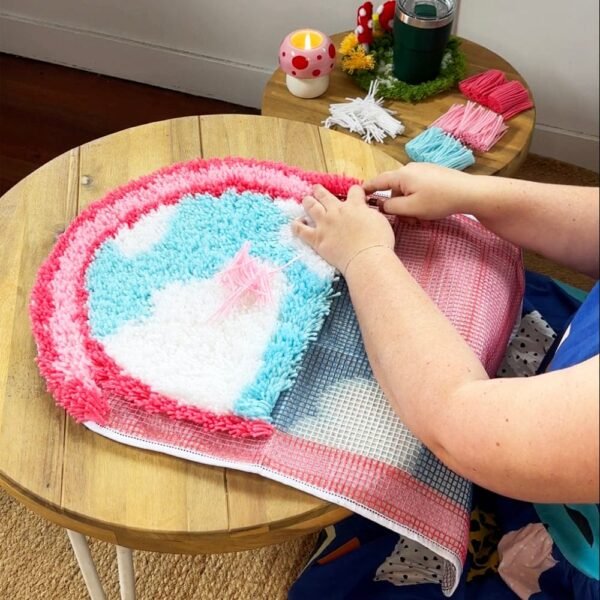Pink Portal - XL Latch Hook Rug Kit
