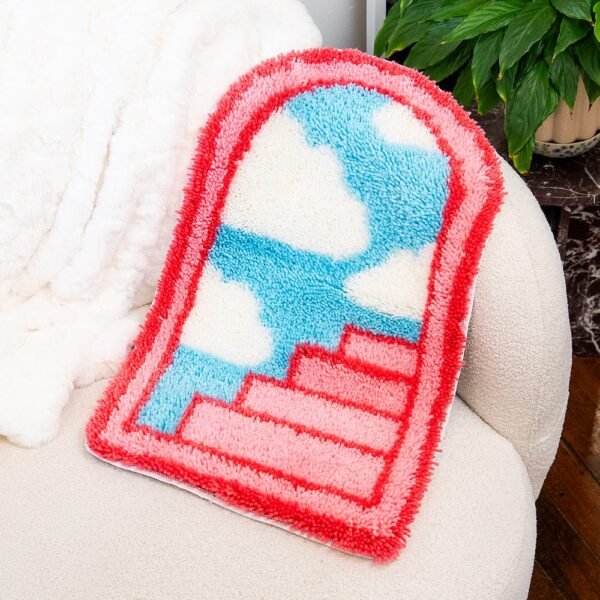 Pink Portal - XL Latch Hook Rug Kit