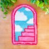 Pink Portal - XL Latch Hook Rug Kit