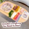 BOUNDING BUNNY - Tapestry Needlepoint Cushion Kit
