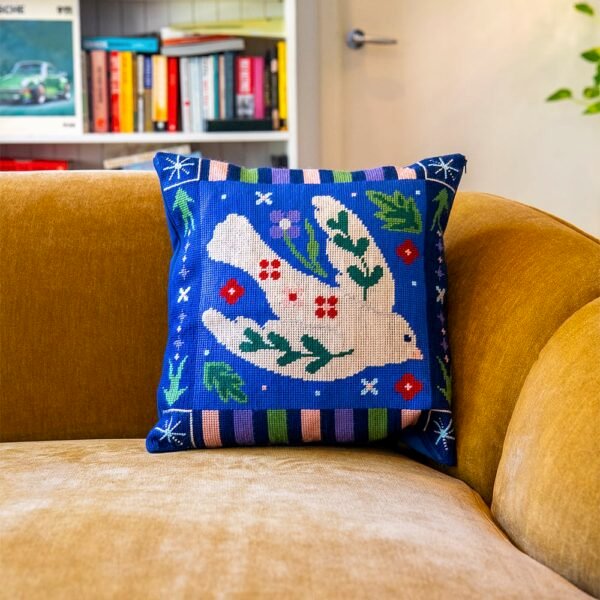 DARLING DOVE - Tapestry Needlepoint Cushion Kit unique