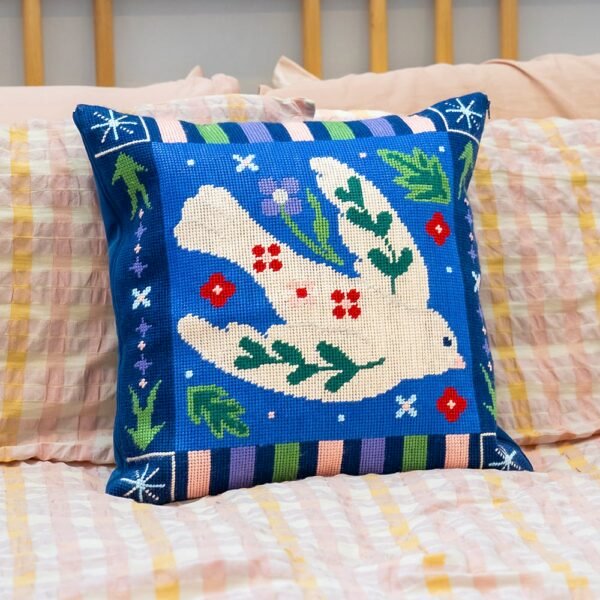 DARLING DOVE - Tapestry Needlepoint Cushion Kit unique