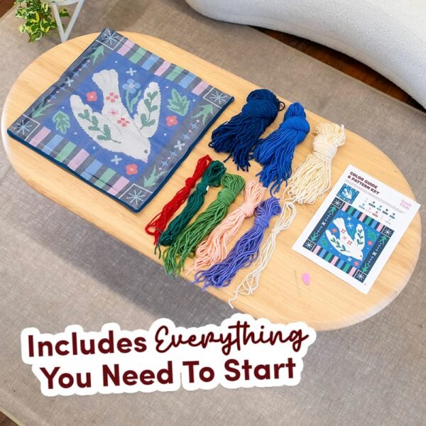 DARLING DOVE - Tapestry Needlepoint Cushion Kit unique
