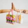 Rainbow Checker - Woven Tote Bag Kit