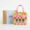 Rainbow Checker - Woven Tote Bag Kit